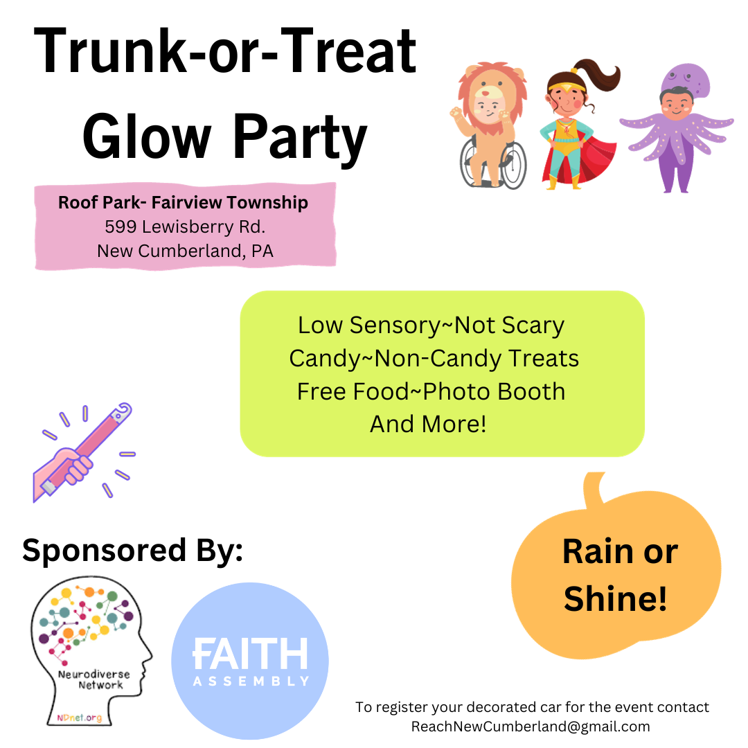 trunk or treat low sensory inclusive accesible